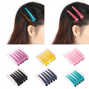 Quality Fashionable Hair Coloring Accessories Colorful Duck Mouth Hair Clip For Salon / Home wholesale
