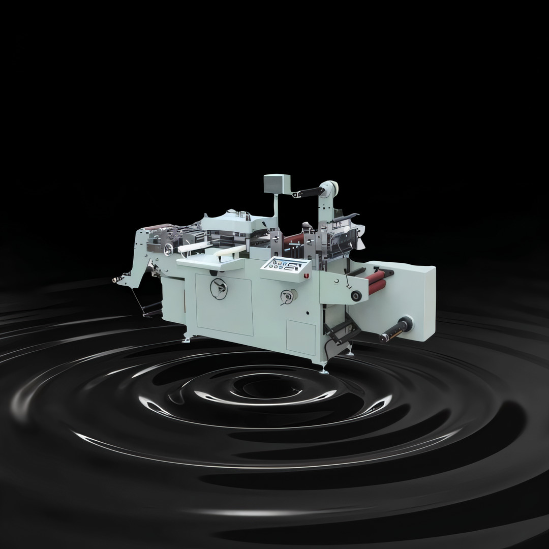 PRECISION ADHESIVE LABEL PAPER PROCESS MACHINERY 1 YEAR UNWINDING MAX DIAMETER 650MM FLAT BED DIE CUTTING MACHINE