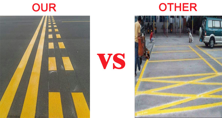 Professional Technical Support Yellow Reflective Road Marking Paint CAS No. 60676-86-1