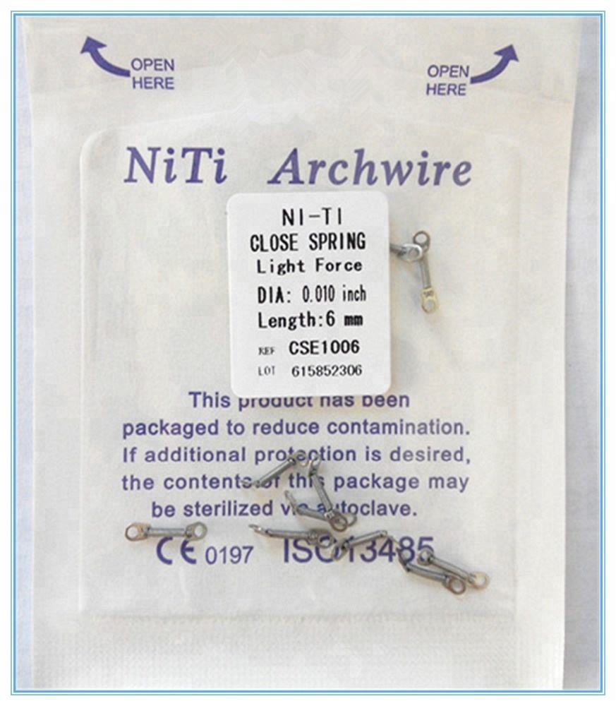 Orthodontic Stainless Steel Bull Braces Loop Wire For Teeth Alignment And Dental Retention