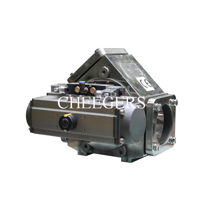 Quality DN200 Pneumatic Diverter Valve Stainless Steel 304 Double Actuator wholesale