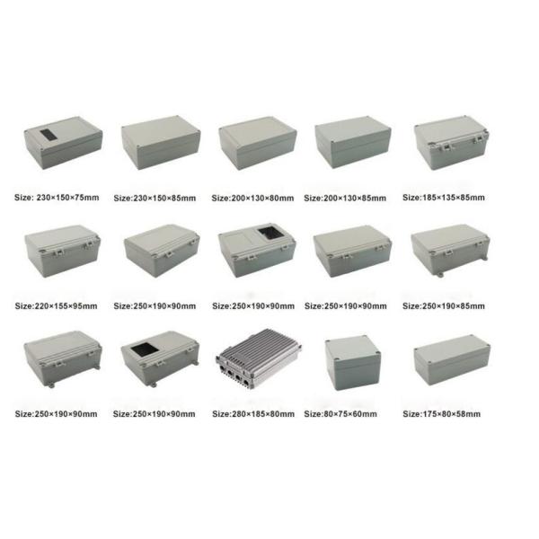 IP67 Electric Aluminum Enclosure / Terminal Box Outdoor With Stainless Steel Screw