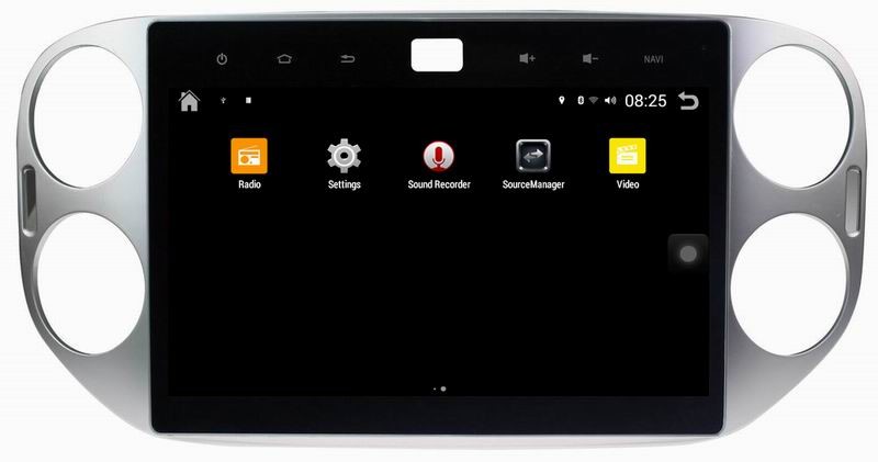 Ouchuangbo car dvd head unit stereo android 4.4 for Volkswagen Tiguan 2013 with 1024 * 600 resolution and DVR