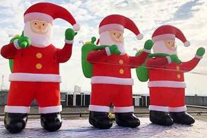 Quality Giant Inflatable Santa Claus Yard Christmas Decoration Blow Up Santa Inflatables wholesale