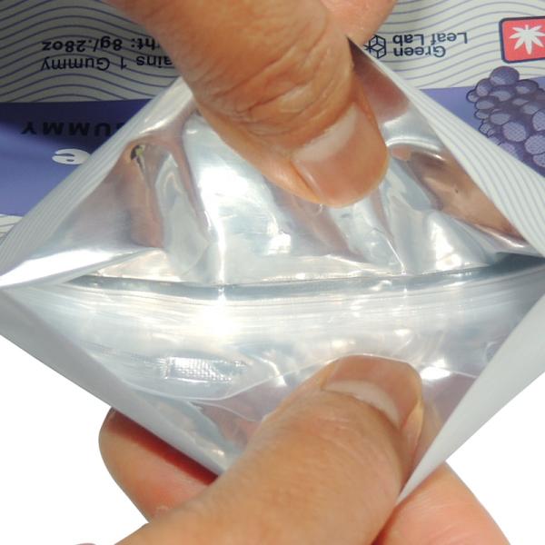 UV Surface SGS PET Stand Up Zipper Pouch Bags For Fruit Gummy Candy