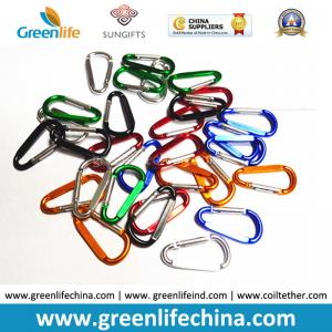 China Factory Direct Offer Colorful Aluminum D Shape Carabiner Clips Not for Climbing on sale