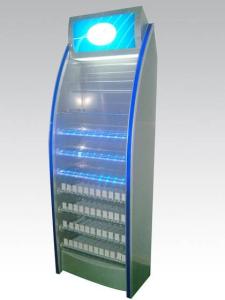 Quality 4 shelves foldable metal display rack wholesale