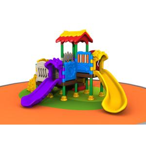 Quality Outside Kids Plastic Playground Equipment For Kindergarten Simple Construction wholesale