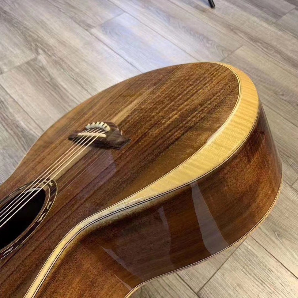 41 inch All solid koa wood Acoustic Guitar,New arrival Solid KOA Guitar,hand made koa