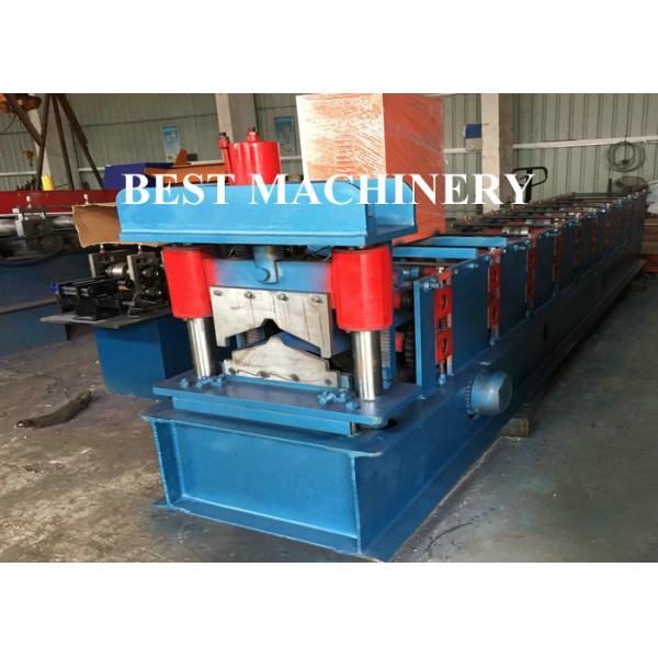SQ-Top Ridges Cap Roll Forming Machine 8-12m/Min Speed PLC Control Machine