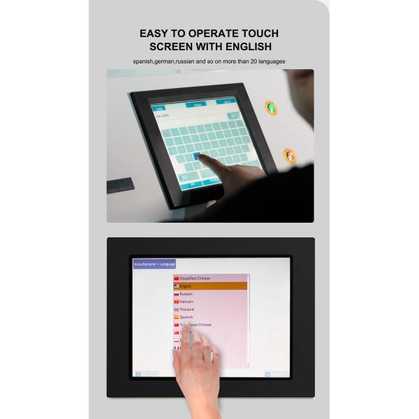 Brown Green Glass Optical Color Sorter for Ceramic Stone Impurity Removal