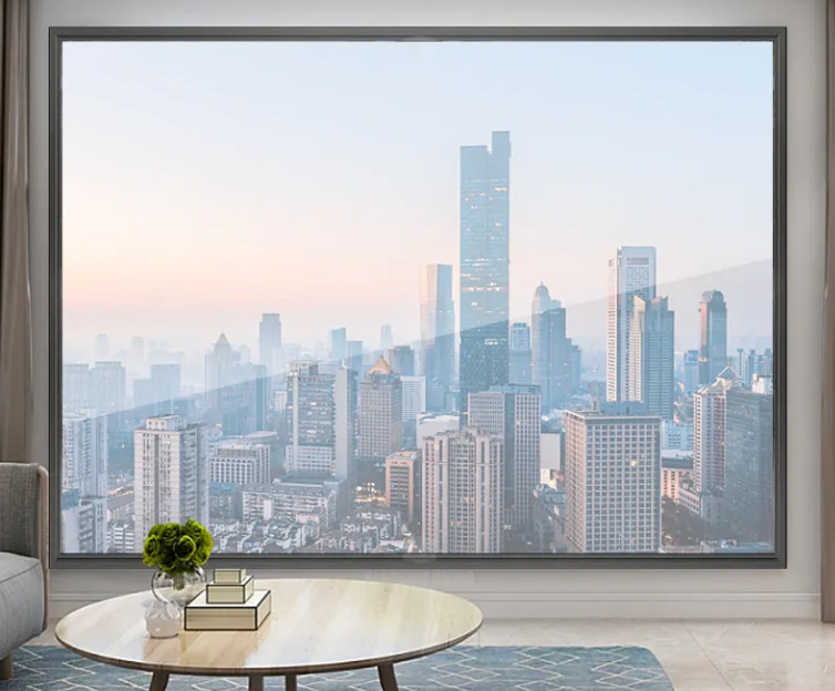 Hurricane Impact Aluminum Fixed Window Large Fixed Glass Windows Customizable