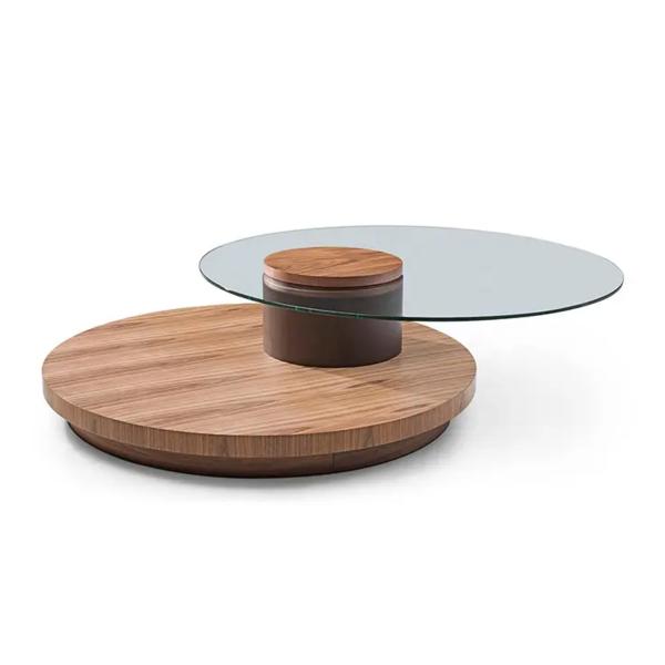 Stacking Coffee Cafe Tables Multiscene Glass Material For Living Room