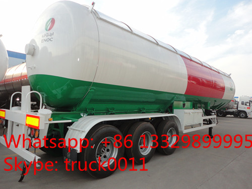 57cbm 3 axles of BPW/FUWA LPG tanker semi-trailer for propane for sale, best price propane gas tank trailer for sale