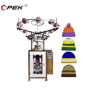 Buy cheap Stripe Rib Hats Reflective Yarn Classic Rib Knitting Machine from wholesalers