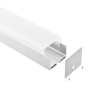 Quality Three Sides Lighting Aluminium LED Profiles Suspended 55*50mm wholesale