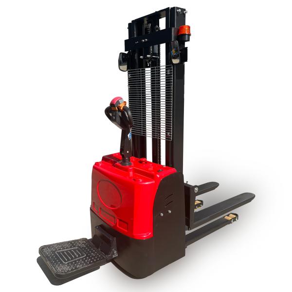 1.5 Ton Electric Double Lift Stacker Forklift 3000mm Lifting Height