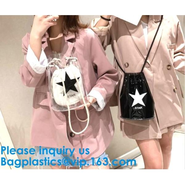 Biodegradable Promotional BAGEASE Three-Layer Hand Bag PVC Tote Waterproof Craft Paper Bag Leather Handle Tote Bag