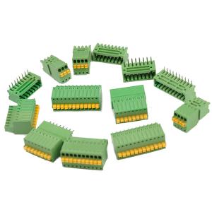 Quality 2.50mm Pitch Screwless Spring Crimping Pluggable PCB Terminal Blocks wholesale