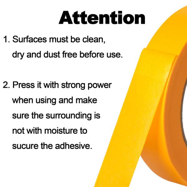 High-Adhesion Masking Tape For Painting 48mm X 50m Heat Resistant