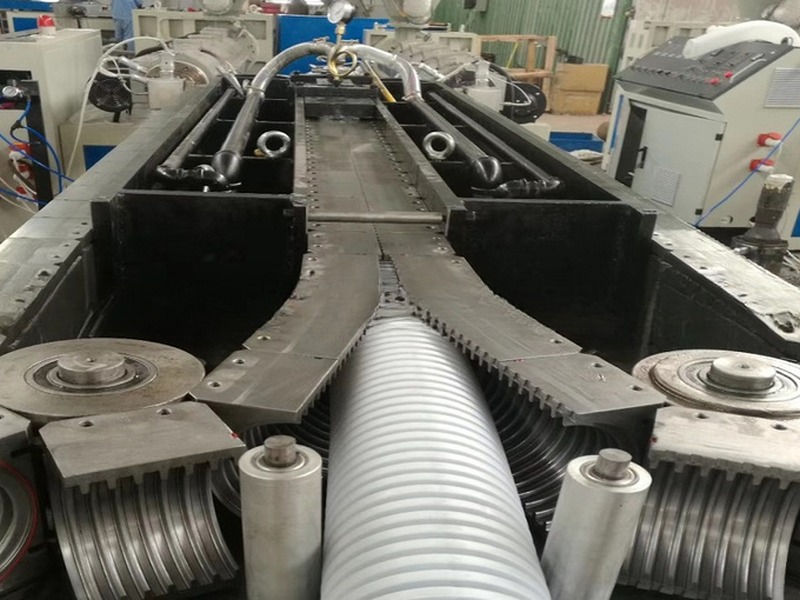 New Type PVC Plastic Single Wall Corrugated Pipe Extruder Machine