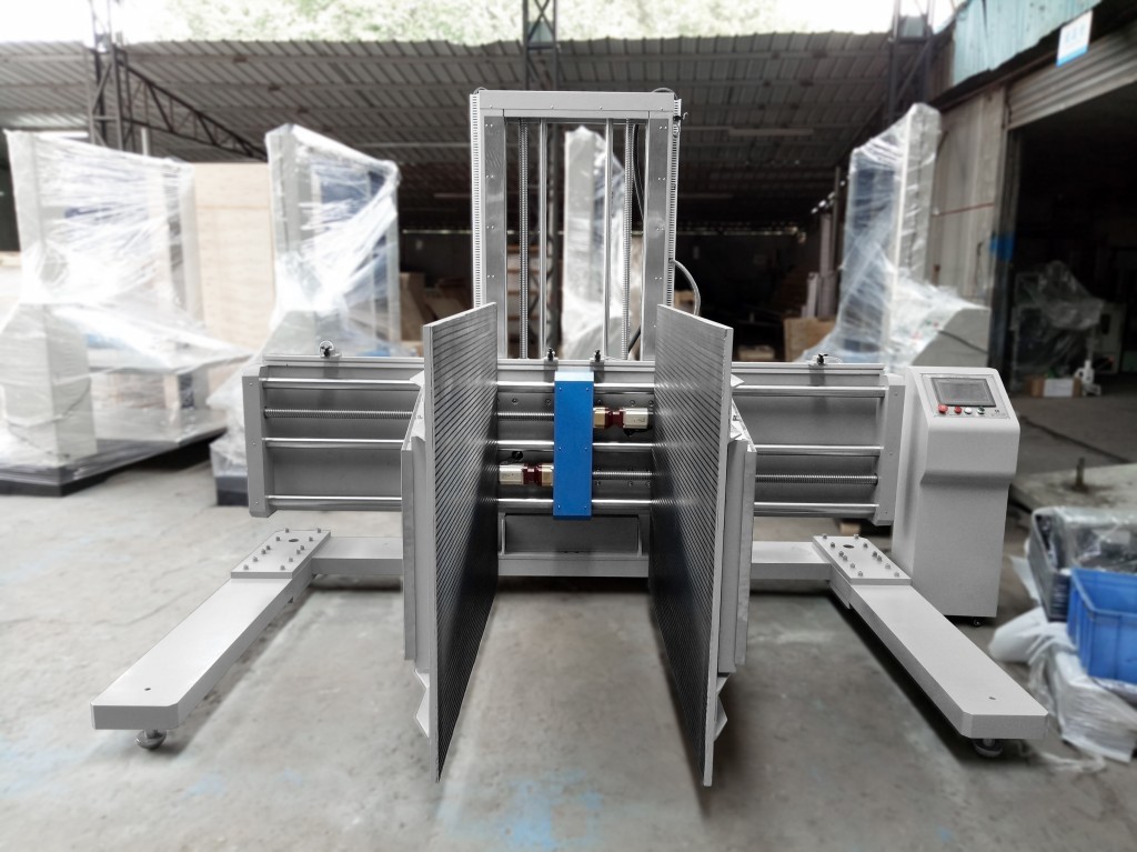 500kg PLC Control Packaging Testing Equipment , ASTM D6055 Package Clamping Testing Machine