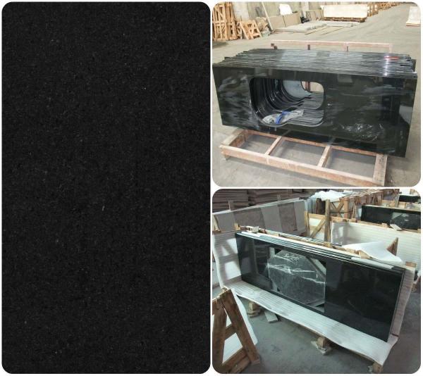 Cheap Prefab Solid Granite Worktops High Hardness Good Corrosion Resistance for sale
