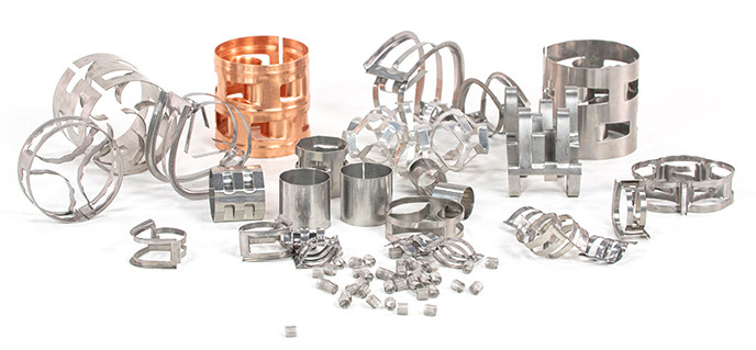 Stainless Steel 304 Metal Intalox Tower Packing For Industrial 50*50*0.7mm