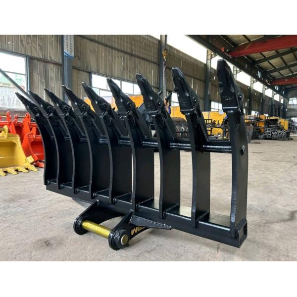 Quick Coupler Manual Root Rakes Mechanical Big Ripper Rakes For 5-35 Ton Excavator
