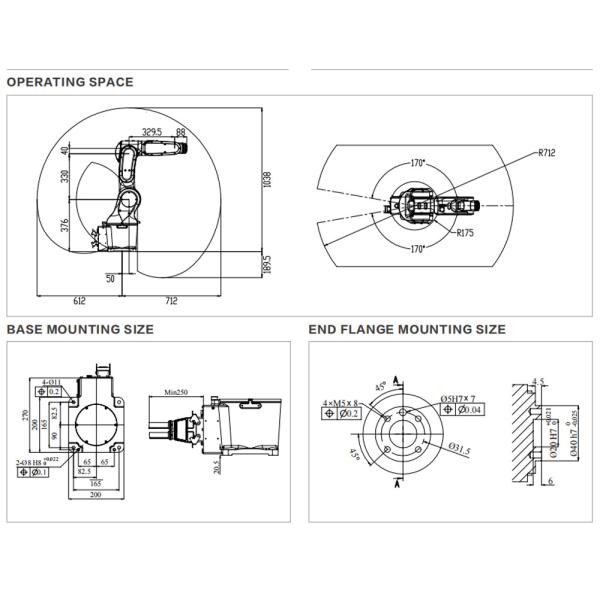 Desktop Robot In Handling Operations Machine Tending Sorting Assembling Grinding Polishing For 3C Metal Parts ER10-700