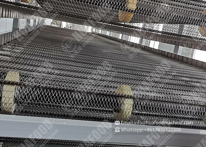 Light Industry Fruit And Vegetable Dryer Machine PLC Control One Piece Design
