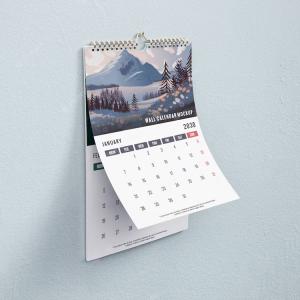 Quality 365 Days Desk Wall Calendar Customized OEM Art Paper Printing Calendar wholesale