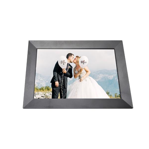 Cheap 21.5"multi-screen control Smart Photo Frame Display Wooden Lcd Screen for sale