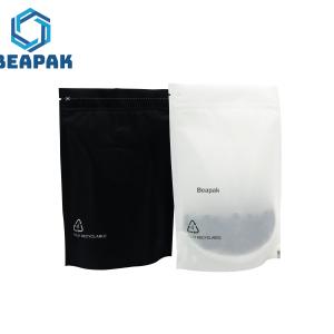 Recyclable Flat Bottom Pouch Zipper Plastic Food Pouches