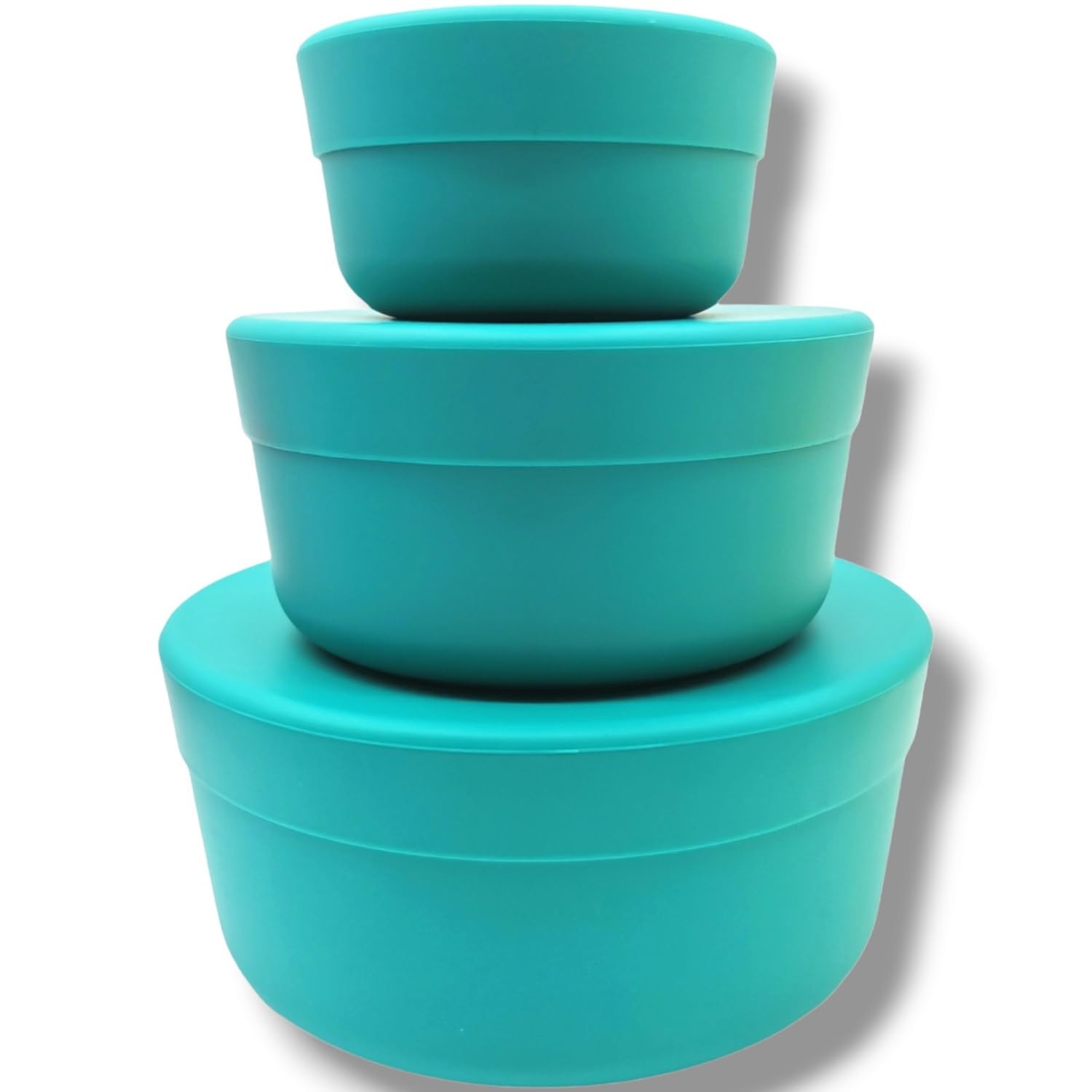 Kids Silicone Food Storage Containers BPA Free Leakproof Airtight Tag Bento Lunch Box