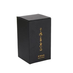 Quality Hot Sale Rectangle Black Wrapping Gift Package Paper Box wholesale