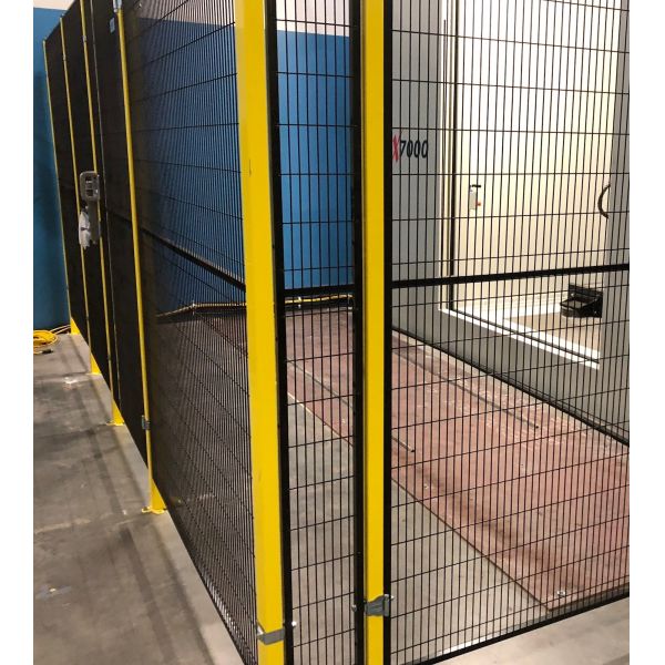Industrial Automation Robot Safety Fence Machine Protactive Wire Mesh Machine Guard Fencing