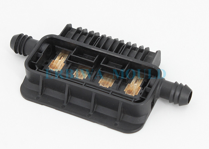 Precision Connector Mold Parts , Abs Plastic Injection Molding With Metal / Copper Insert