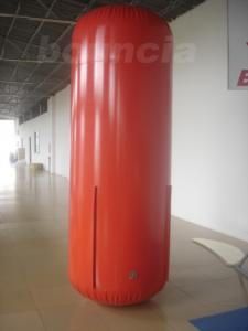 China 2.5m High Red Color Inflatable Tube / Inflatable Buoy For Advertising on sale
