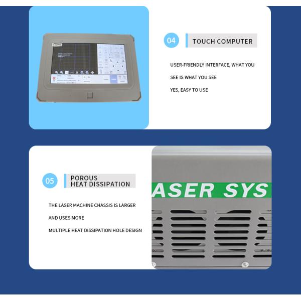 40W CO2 Laser Printer for Expiry Date Batch Code on Plastic Bags Cable Wire PET Bottle