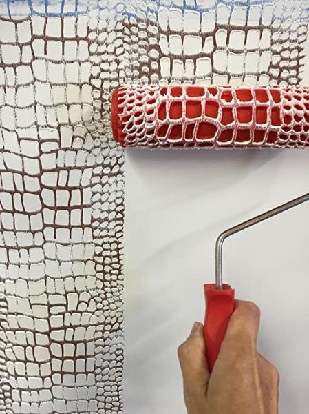 Cheap Crocodile Skin Pattern 7" Texture Pattern Paint Roller DIY for sale