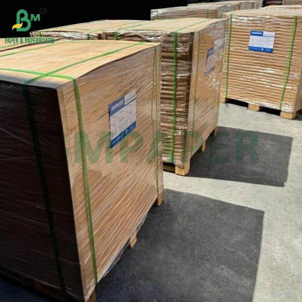 50gsm Brown Kraft Paper For Flour Packaging Bag 715mm High Bursting Strength