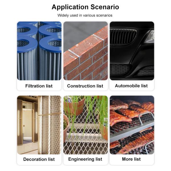 Different Hole Shape Expanded Steel Wire Mesh Sheet High Quality