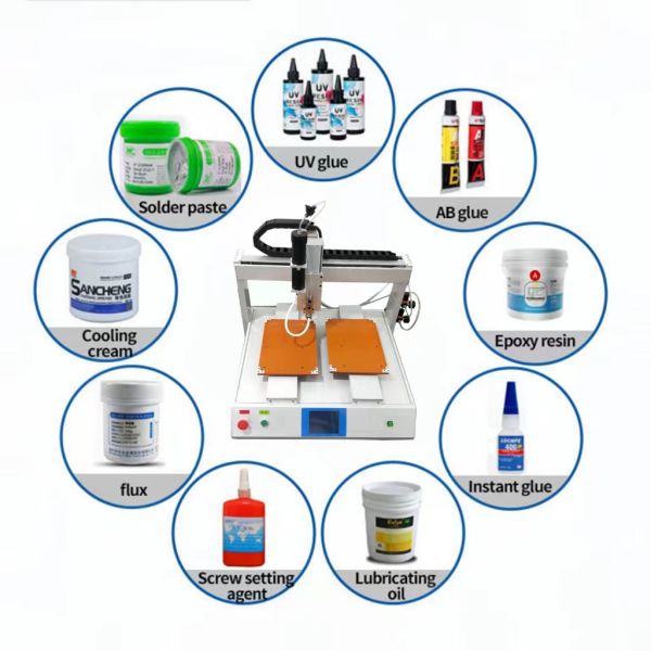 Glue Dispensing Machine Automatic for Speaker New Glue Dispenser Machine Hot Melt Pcb 3 Axis Automatic Glue Dispensing Machine