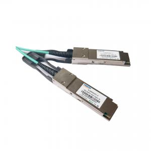 China High Speed Qsfp+ Aoc OM3 1m (33ft) Qsfp 40g Sr4 Active Optical Cable For Data Center on sale