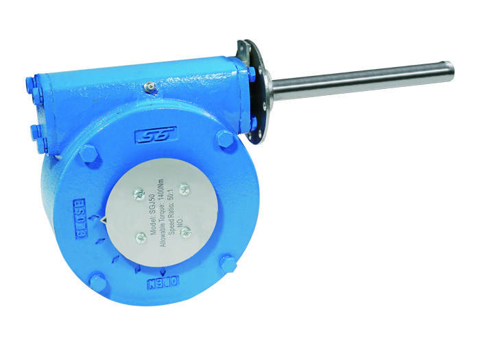 WCB Gear Operator Butterfly Valve Gearbox With A Lock Mechanism