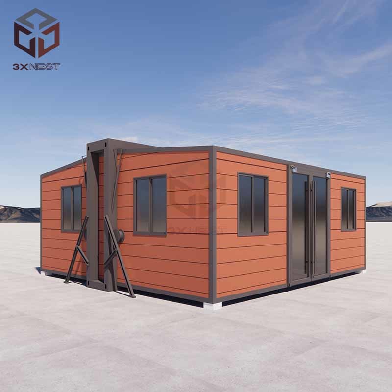 Quality Q235B Steel Lightweight Collapsible Tiny Prefab Folding House PVC Window wholesale