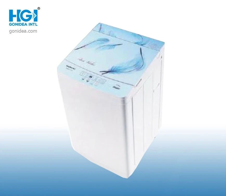Fully Automatic Plastic Door White Washing Machine 7KG Top Loading