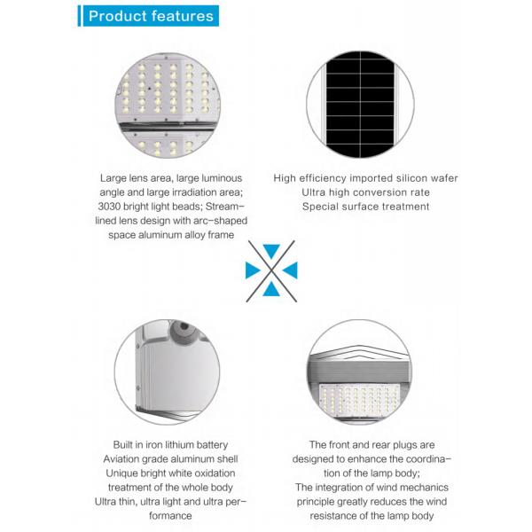 Auto Intensity Controlled Solar Led Street Light With Solar Panel