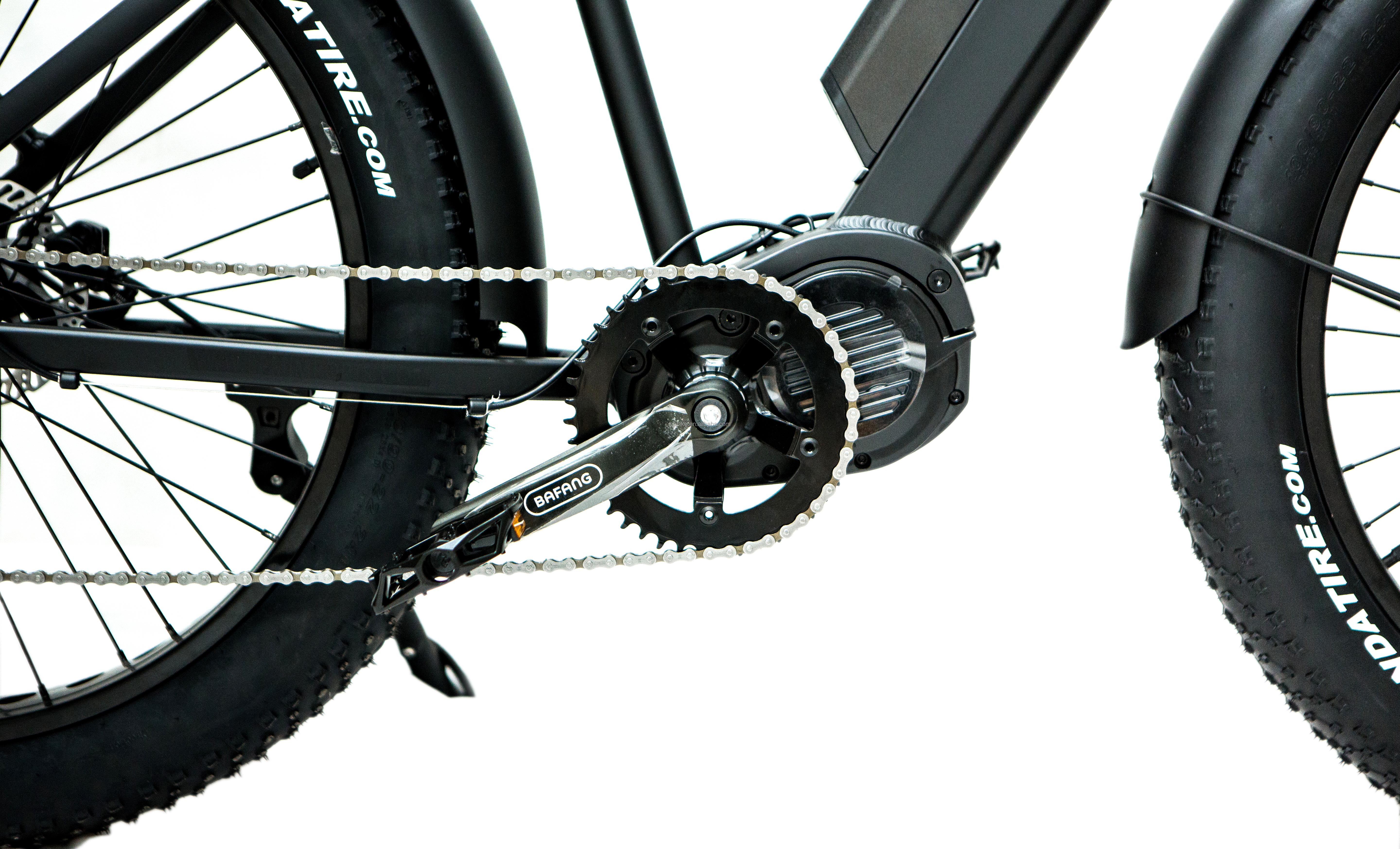 Tire Width 26*4" 7 Speed Fat Snow Tire Electric Mountain Bicycle with Bafang Middle Motor